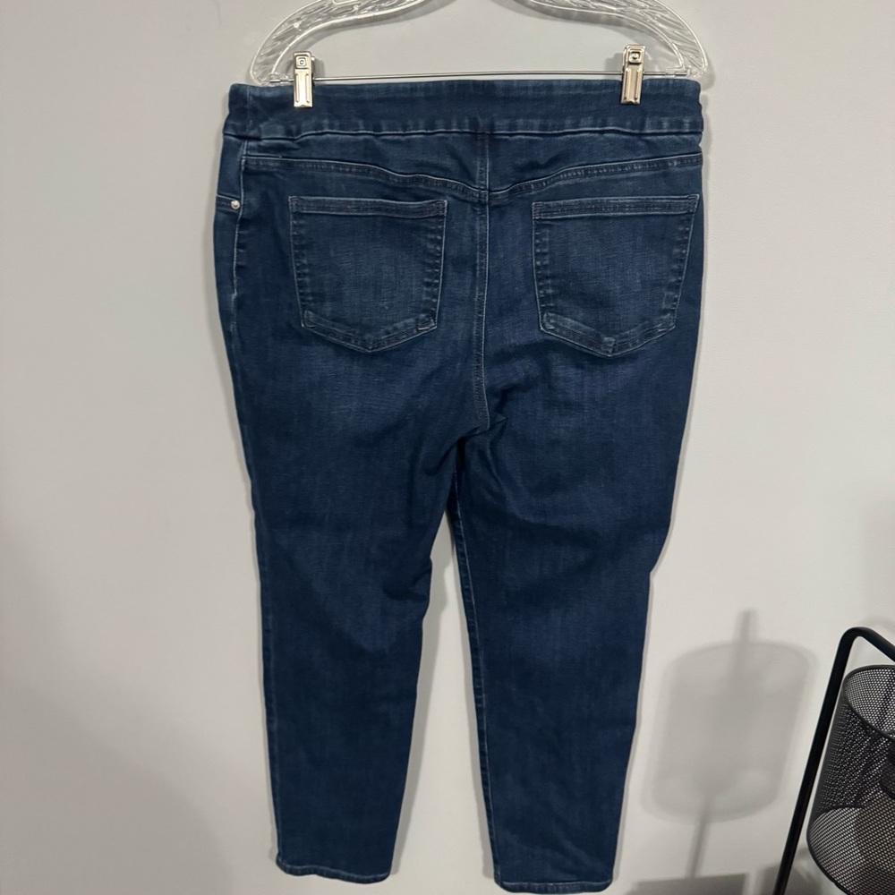 Chico's Pull On Jeggings Ankle Jeans Leggings Chico’s Size 2 R / Women’s Size 12 - Picture 2 of 9